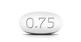 0.75 mg tablet
